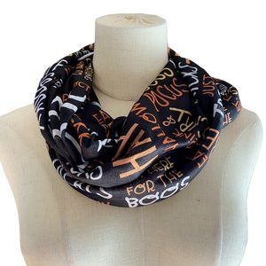 Happy Halloween Infinity Scarf Boo Spooky Hocus Pocus One Size